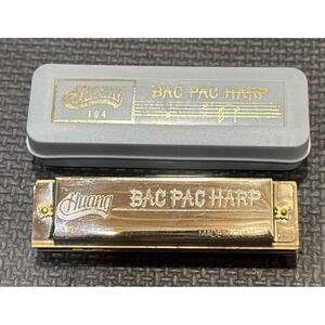 Vintage Harmonica Huang BAC PAC HARP 104 with Case | Key of C